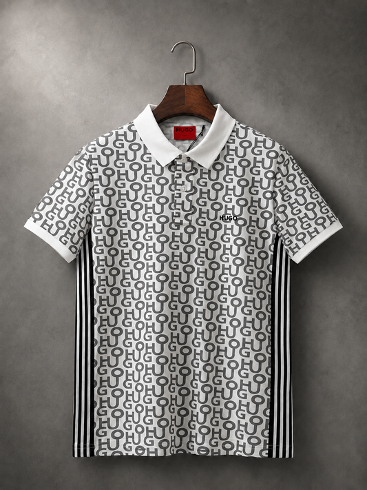 Men’s Premium Polo Shirt-White-PS-24