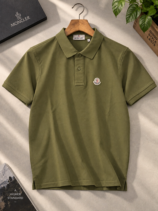 Men’s Premium Polo Shirt-Olive-PS-26