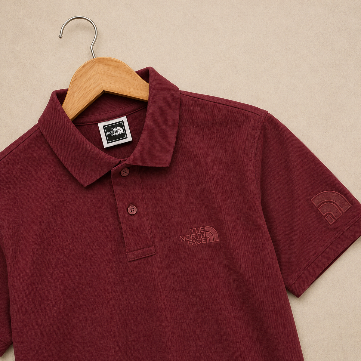 Men’s Premium Polo Shirt-Maroon-PS-25