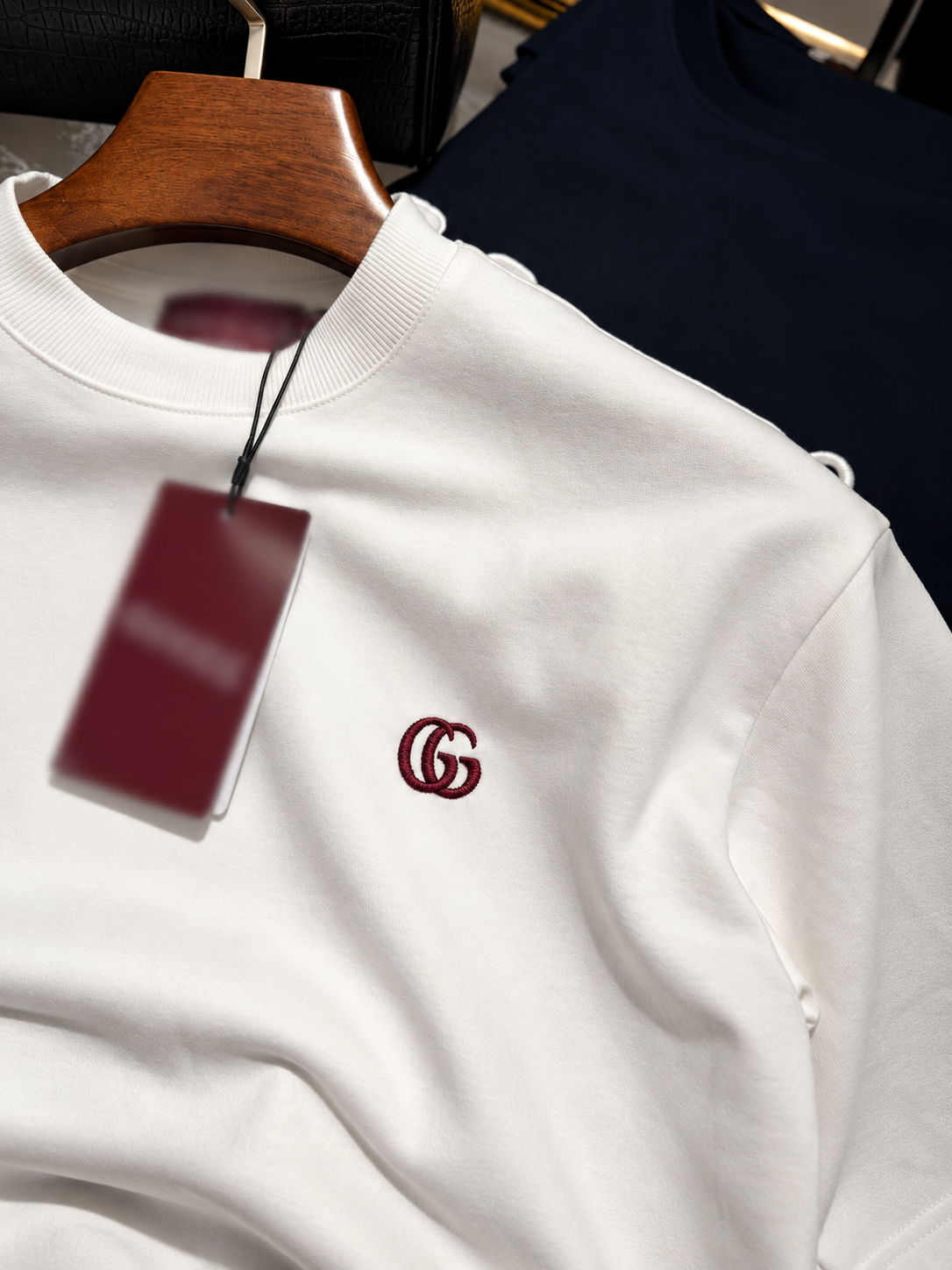 Men's Cotton T-shirt-White-TS-13