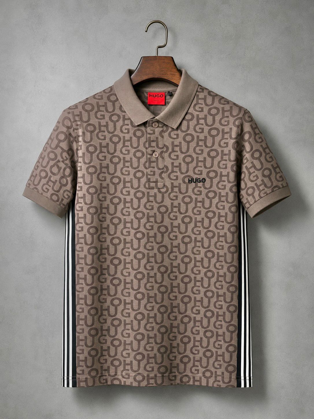 Men’s Premium Polo Shirt-Beige-PS-24