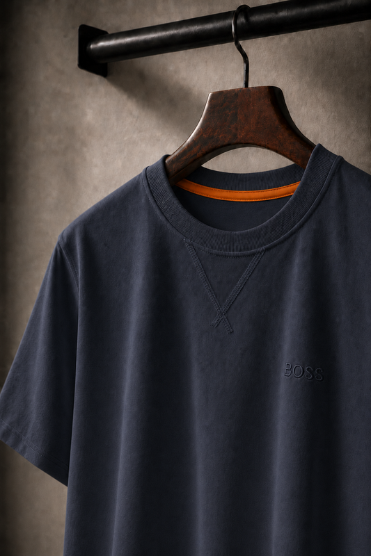 Men's Cotton T-shirt-Sky Blue-TS-02