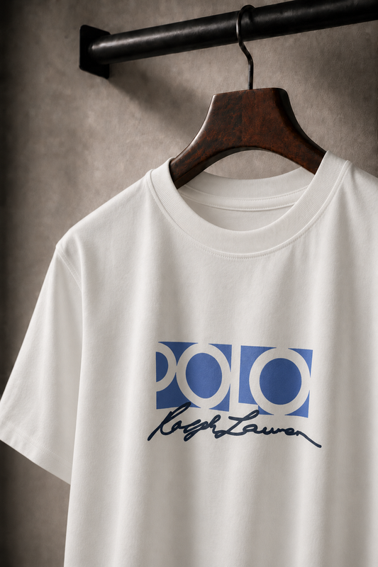Men's Cotton T-shirt-White-TS-09