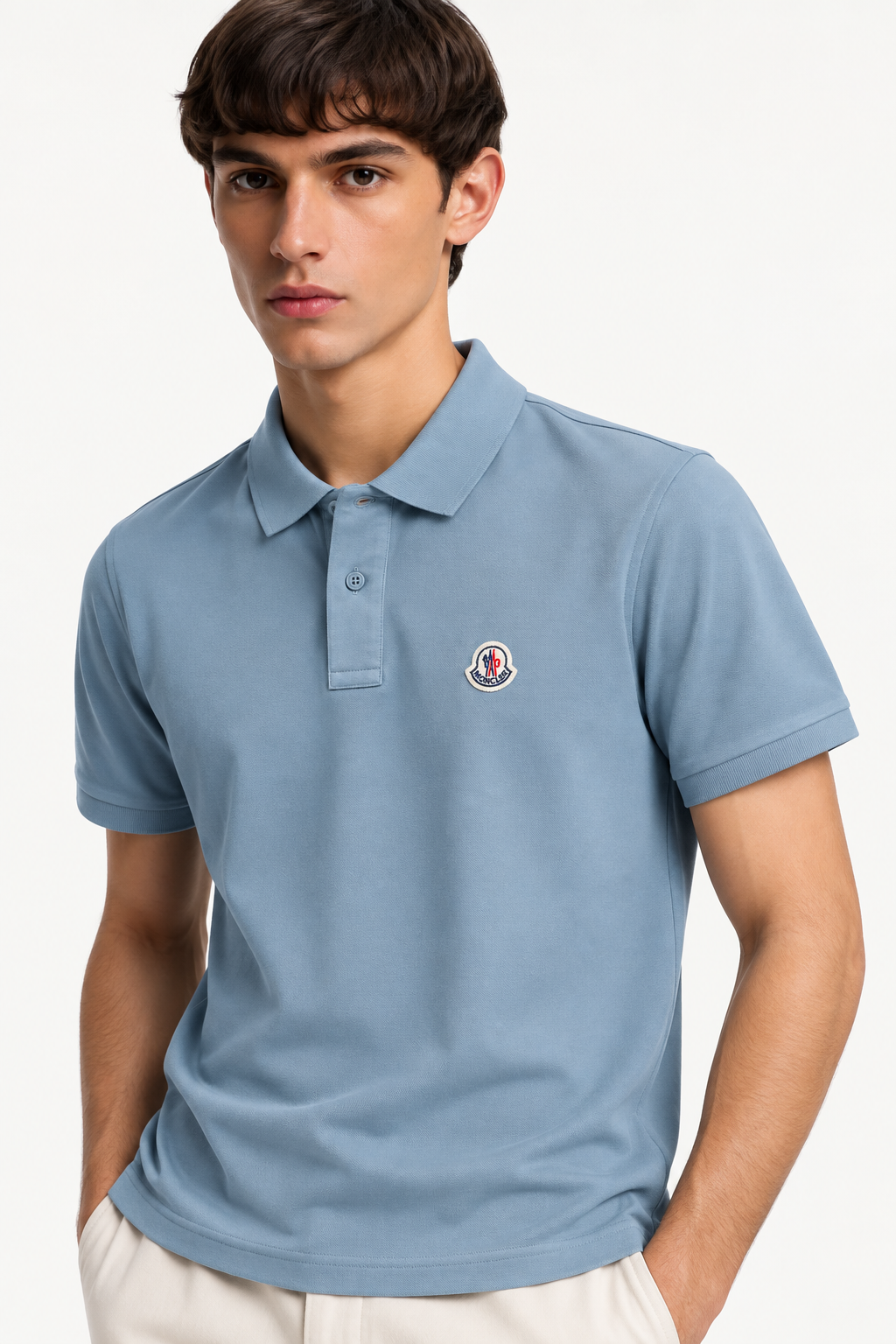 Men’s Premium Polo Shirt-Turquoise-PS-26