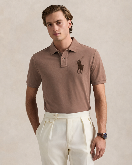 Men’s Premium Polo Shirt-Light Chocolate-PS-11