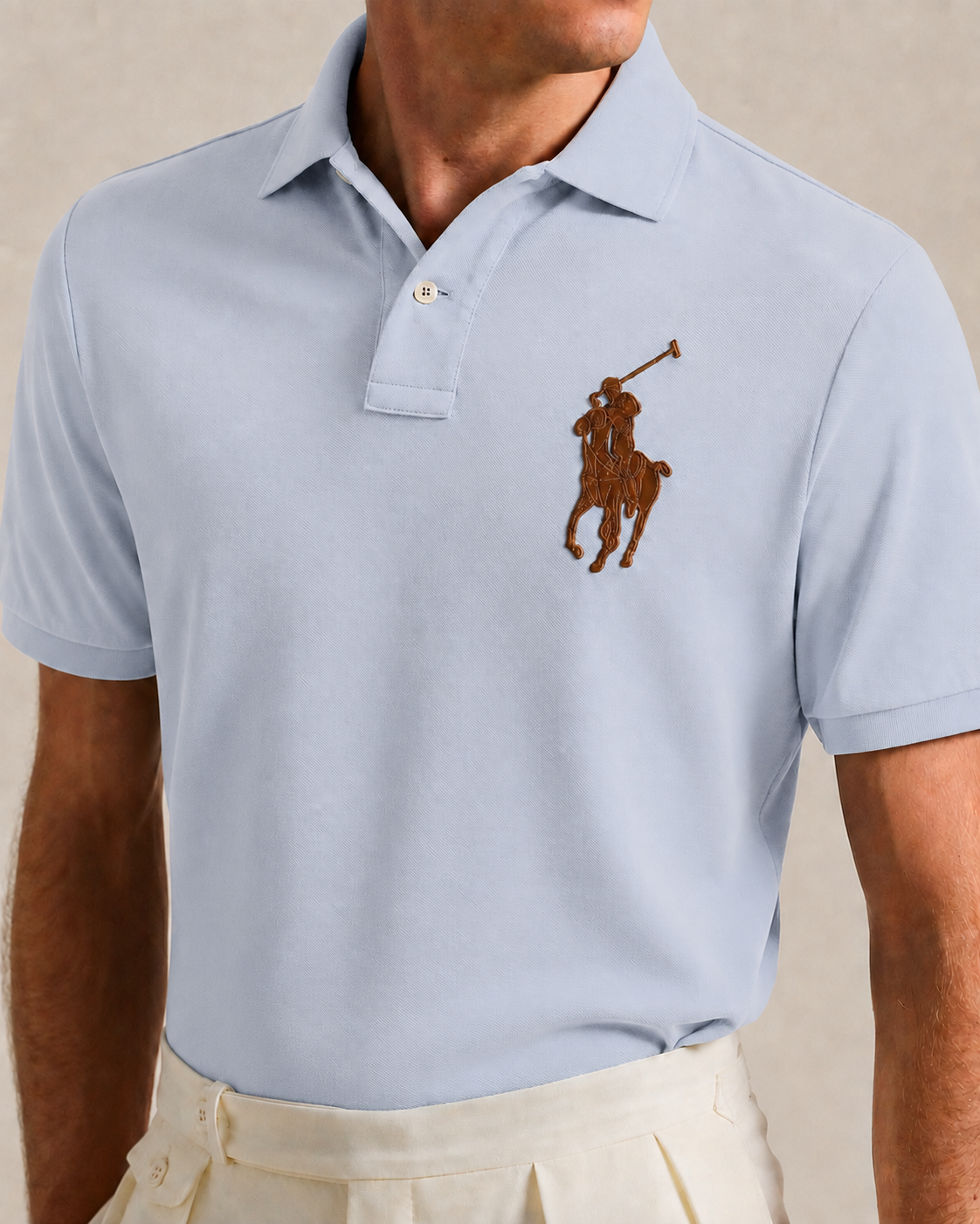 Men’s Premium Polo Shirt-Sky Blue-PS-11