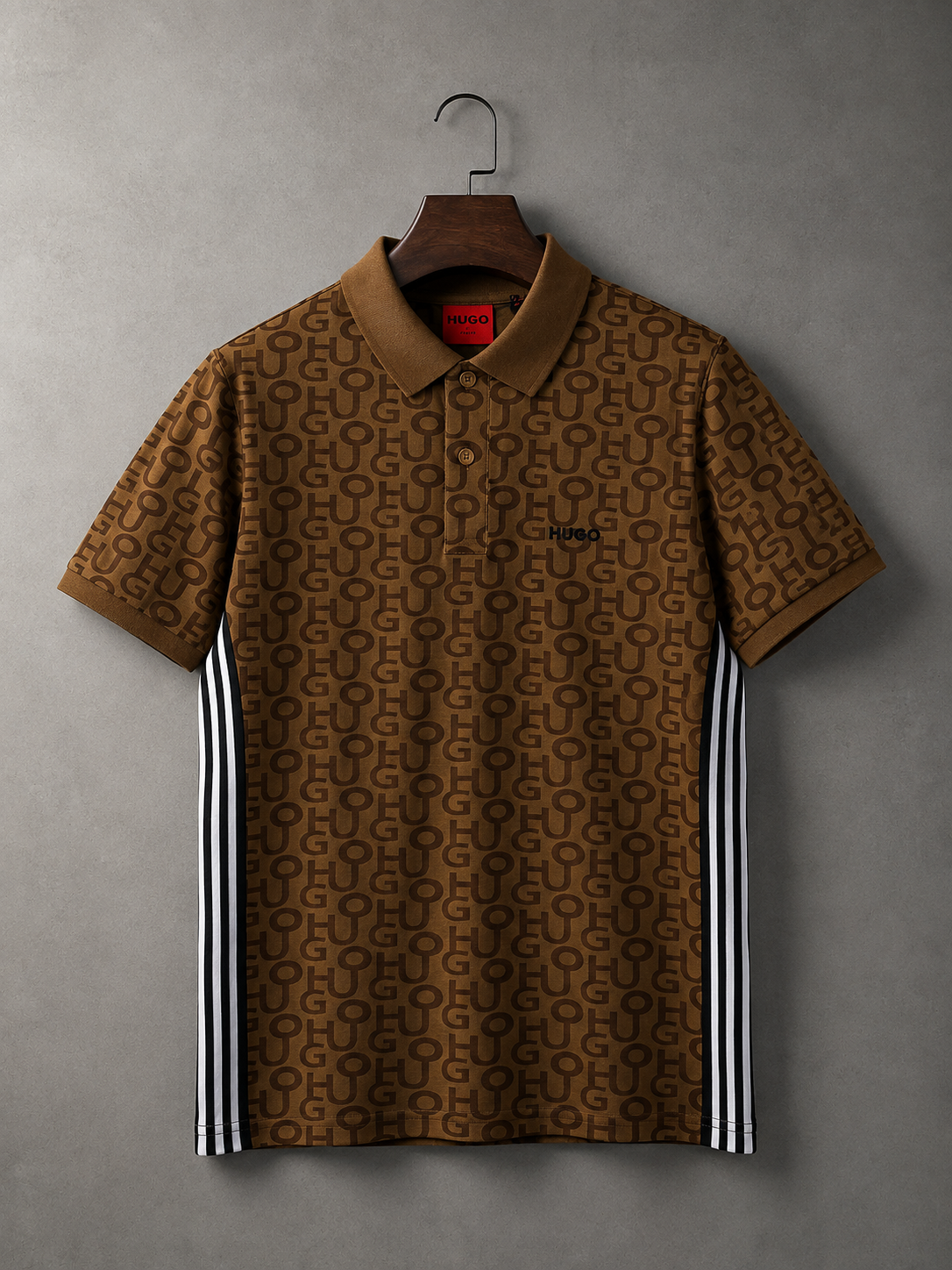 Men’s Premium Polo Shirt-Brown-PS-24