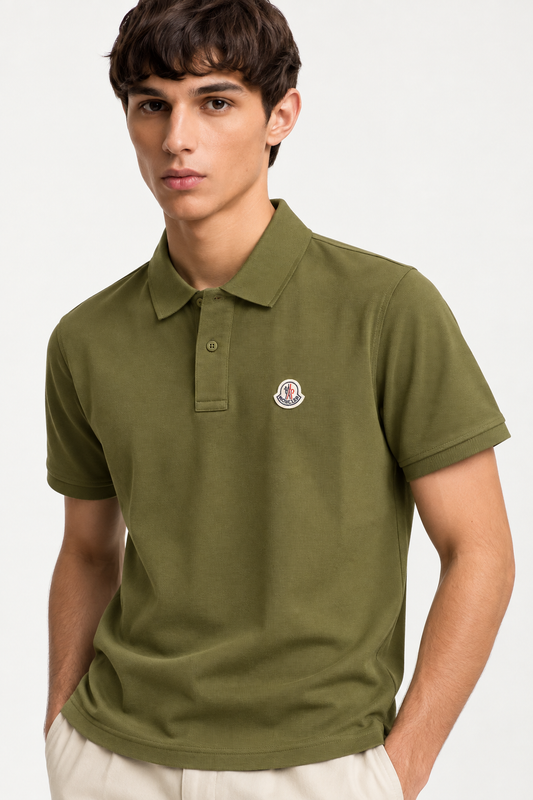 Men’s Premium Polo Shirt-Olive-PS-26