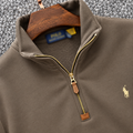 Men's Half-Zip Jacket-Beige (J-02)