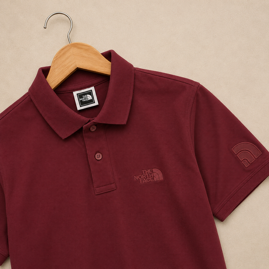 Men’s Premium Polo Shirt-Maroon-PS-25