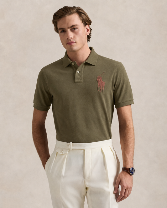 Men’s Premium Polo Shirt-Olive-PS-11