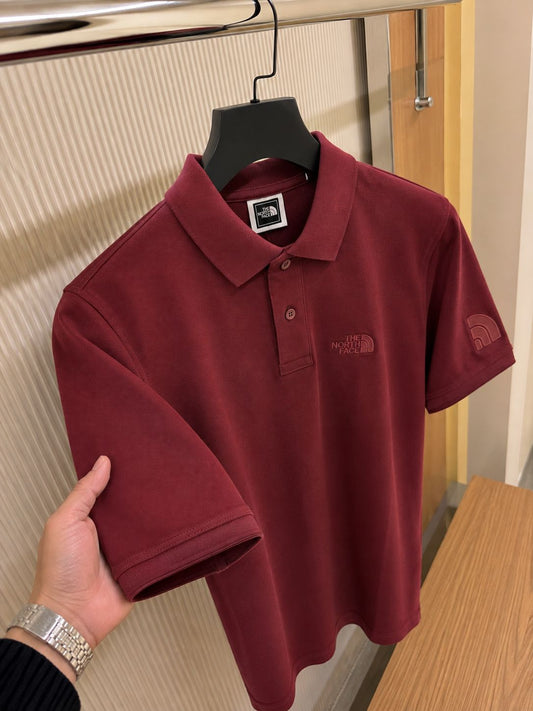 Men’s Premium Polo Shirt-Maroon-PS-25