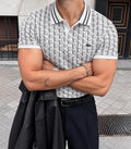 Men’s Premium Polo Shirt-White-PS-15