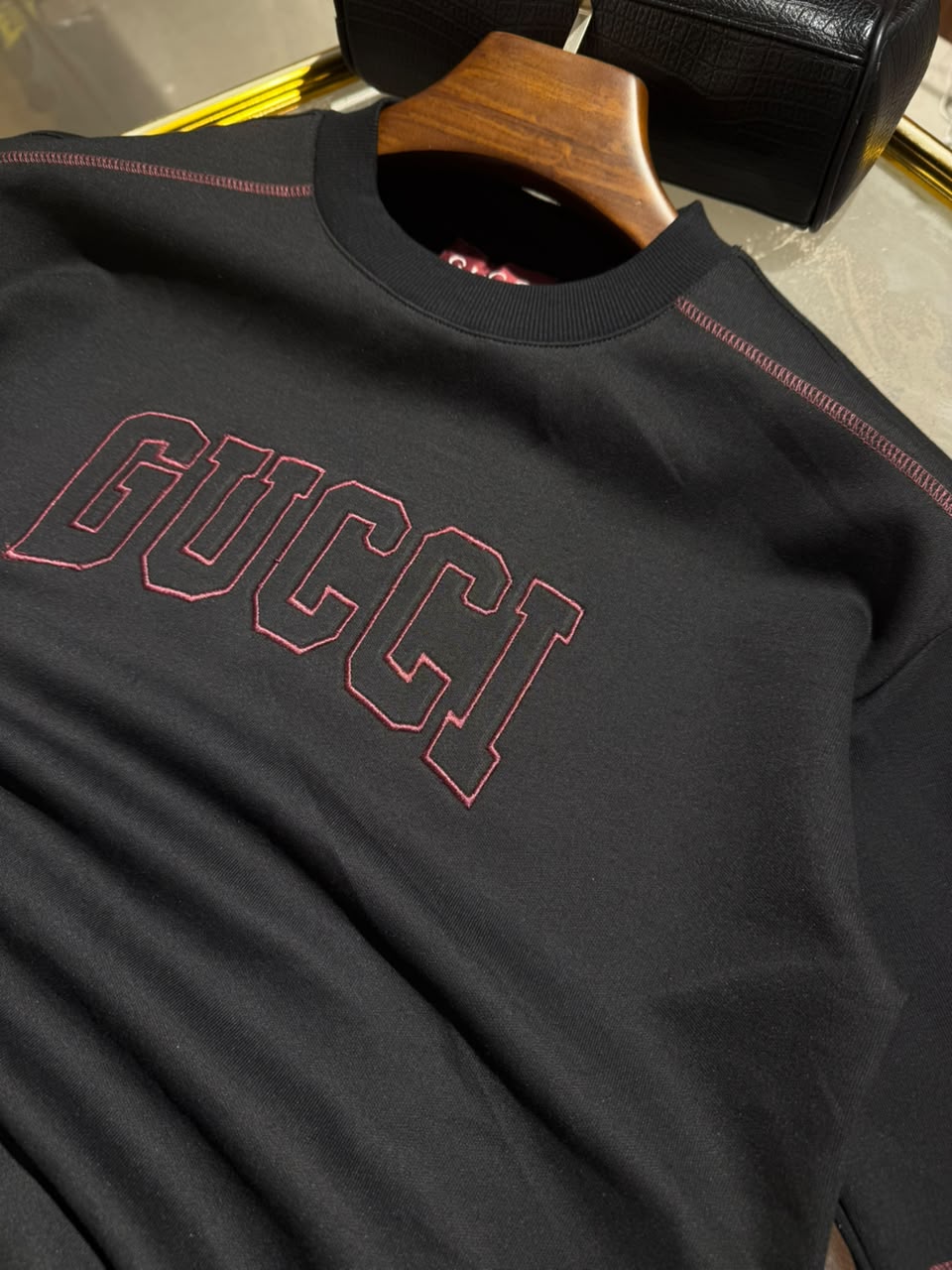 Men's Drop Shoulder T-shirt-Black-TS-15