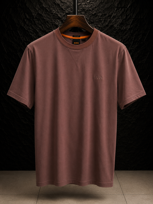 Men's Cotton T-shirt-Copper-TS-02
